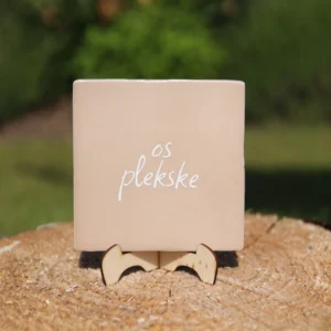 Os plekske - tegeltje 'in 't plat'