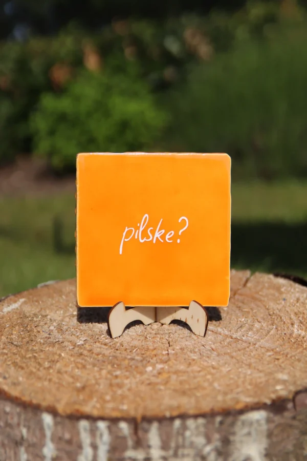 Pilske? Pilske? - tegeltje 'in 't plat'